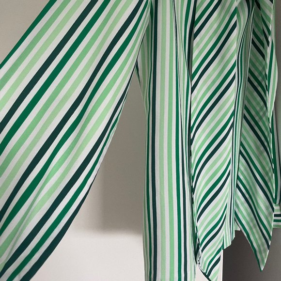 JCPenney green striped shirt, size XS-S (US 2-4) - Picture 7 of 9